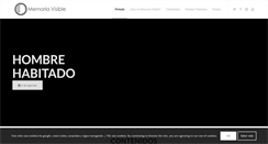 Desktop Screenshot of memoriavisible.com