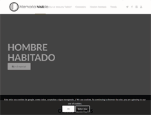Tablet Screenshot of memoriavisible.com